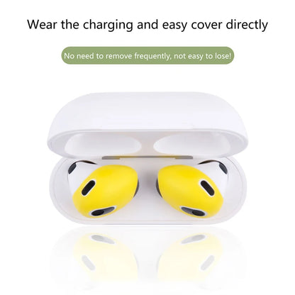 1pair Cover For AirPods 3 3rd Silicone Protective Case Skin Covers Earpads For AirPods 3 Generation Cover Tips Accessories