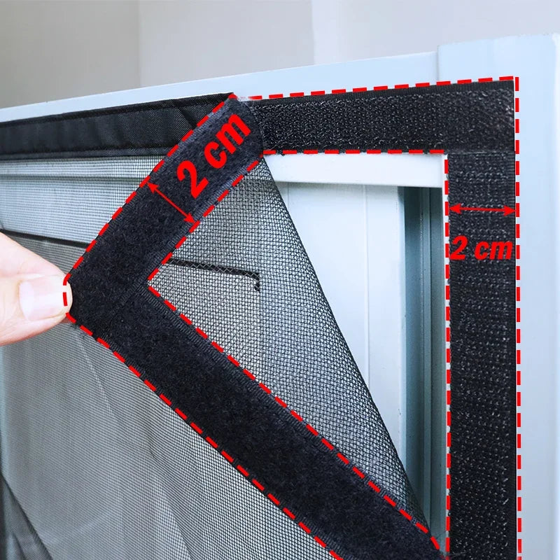 Mosquito Nets for Window,anti-mosquito window screens,Mesh Anti Insect Air Tulle Invisible Black Fiberglass Mosquitoes and Flies