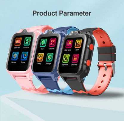 2025 New Smart Watches 4G Kids GPS AGPS LBS SOS Music Playback Dual Camera Smartwatch Waterproof 900mAh Boy Girl Children Gift