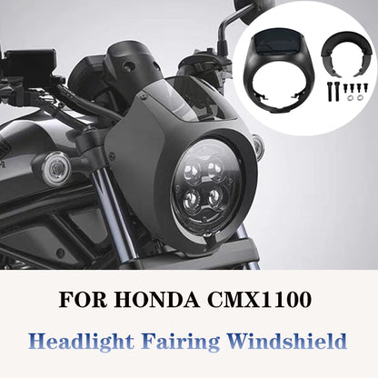 For HONDA REBEL CMX1100 2021-2024 Motorcycle Accessories Headlight Fairing Windshiled Cowl Protection