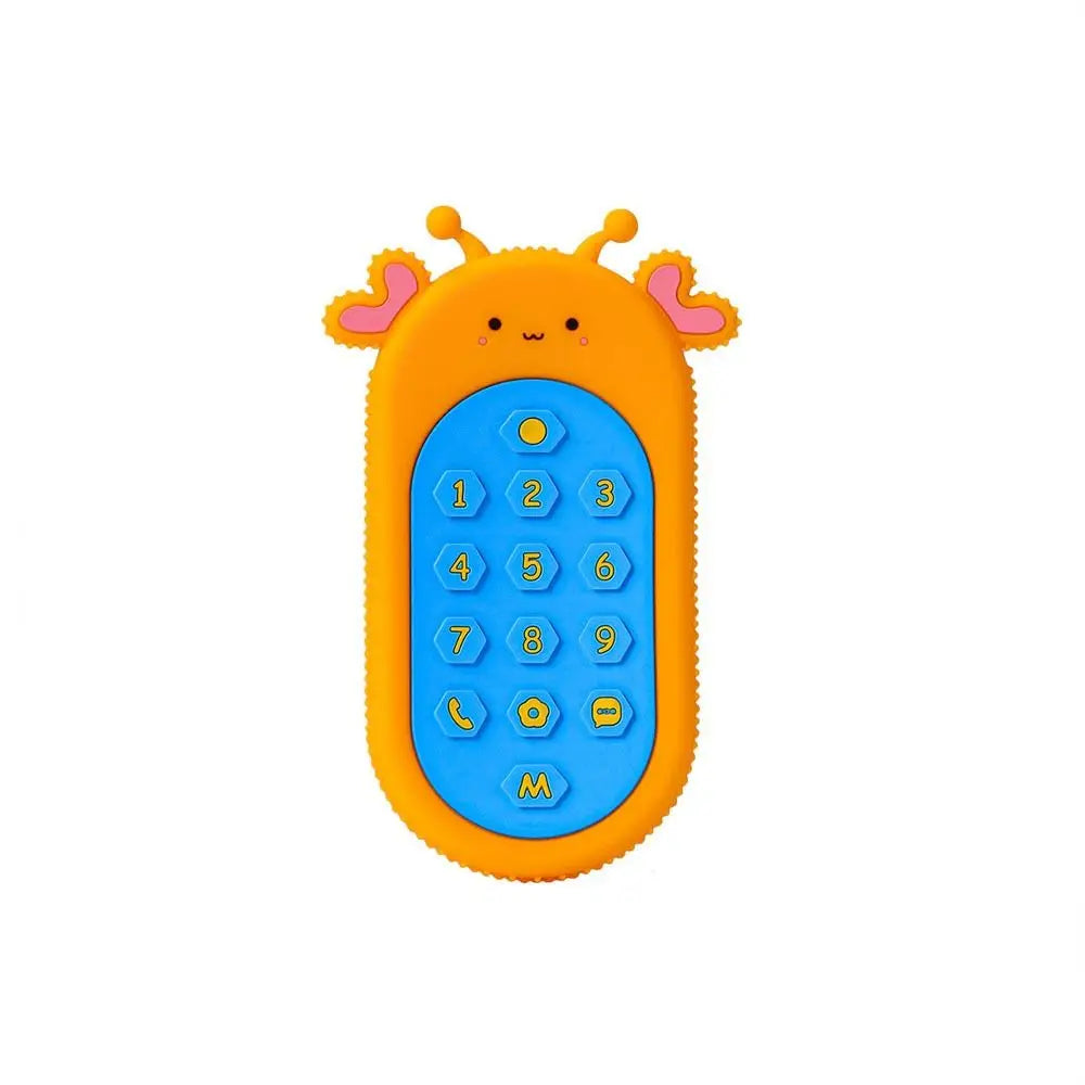 Baby Silicone Teether Toys Remote Control Shape Teether Rodent Gum Pain Relief Teething Toy Kids Sensory Teether Toys