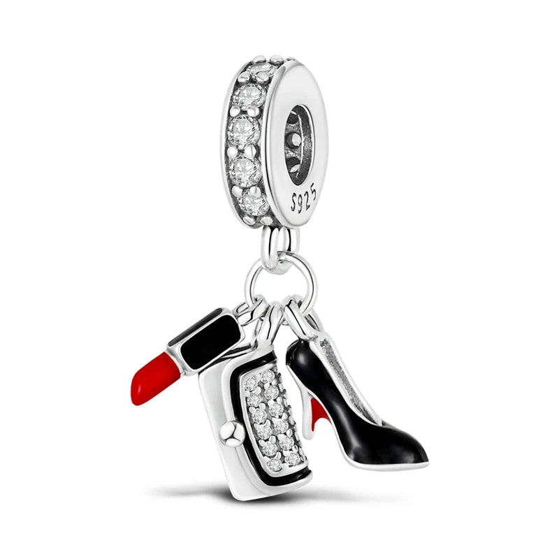 Charm Hot Sales 925 Silver Original Charms Beads Fit Pendant Charm Bracelet Dangle for Women DIY Fine Jewelry Making