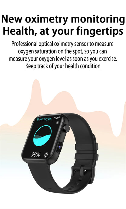 Smart Watch Women Men sound recording Camera Take Photo Record Video Watches Sport Waterproof Bluetooth Call Smartwatch 2025 New