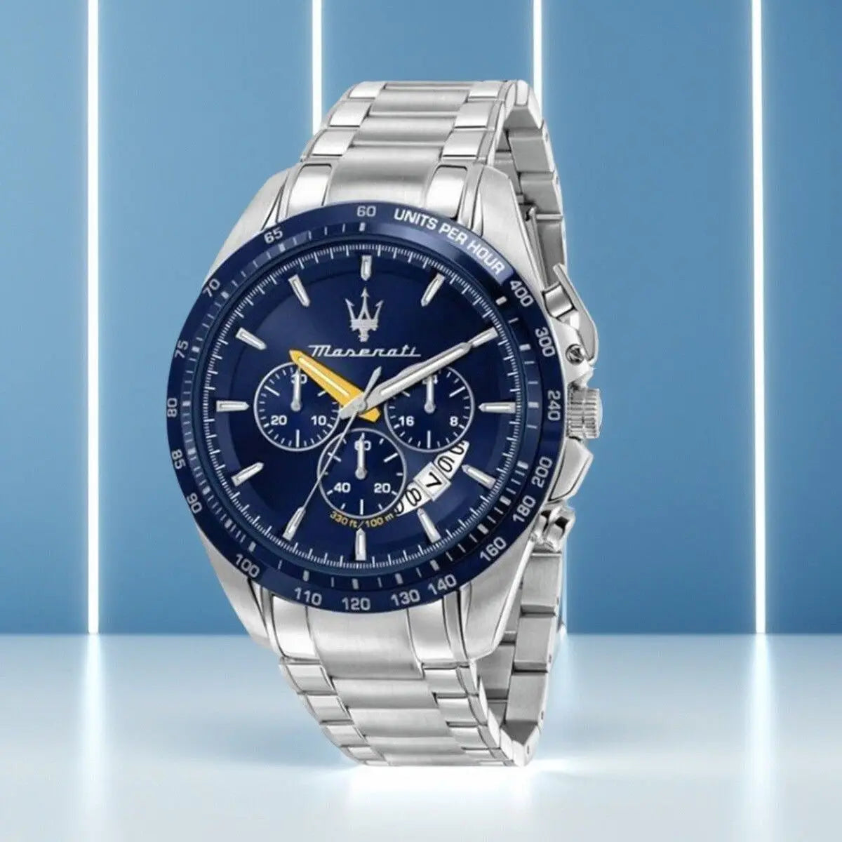 Original Maserati watch men's luxury fashion trend explorer big dial sports watch gift for men's European and American watches n