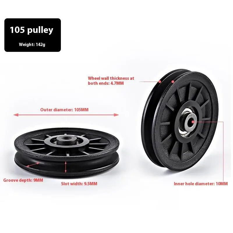 50-160MM Universal Gym Bearing Pulley Nylon Wheel Cable Fitness Equipment