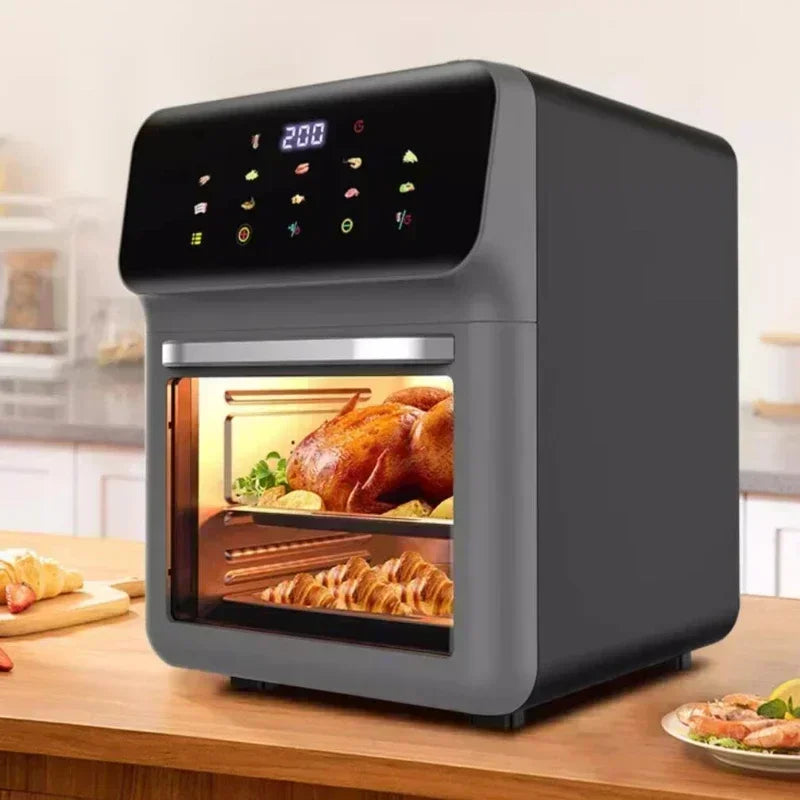 New Visual Air Fryer 110V/220V 15L Large Capacity Home Visual Air Fryer Oven Kitchen Appliance Freidoras De Aire