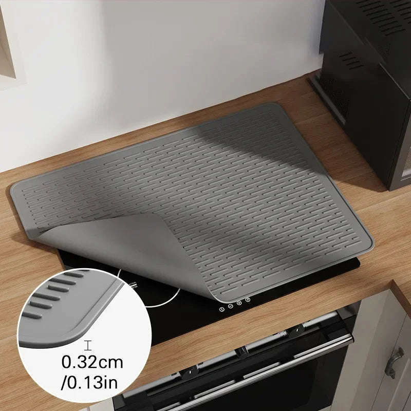 Induction Cooktop Mat Induction Cooker Cover Induction Cooktop Protector Mat Silicone Home Heat-resistant Non-Slip Kitchen Tools