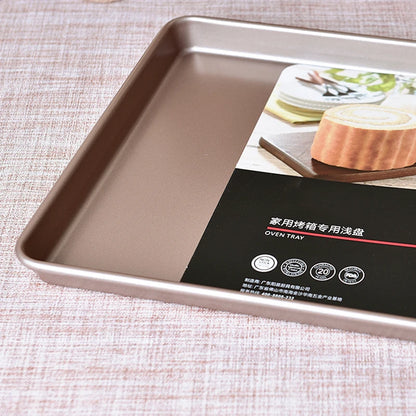 12.8 Inch Deep Square Cake Tin Bread Buns Cookie Baking Sheet Tray Pan Mold for Pastry Cooking