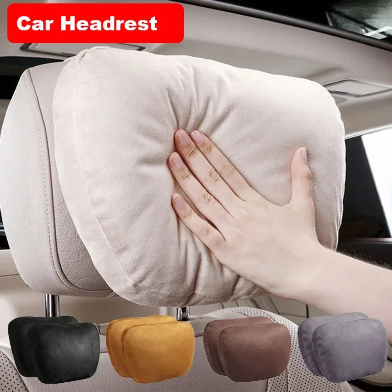1/2PCS Car Headrest Neck Support Seat / Maybach Design Class Soft Universal Adjustable Car Pillow Neck Rest Cushion High Quality