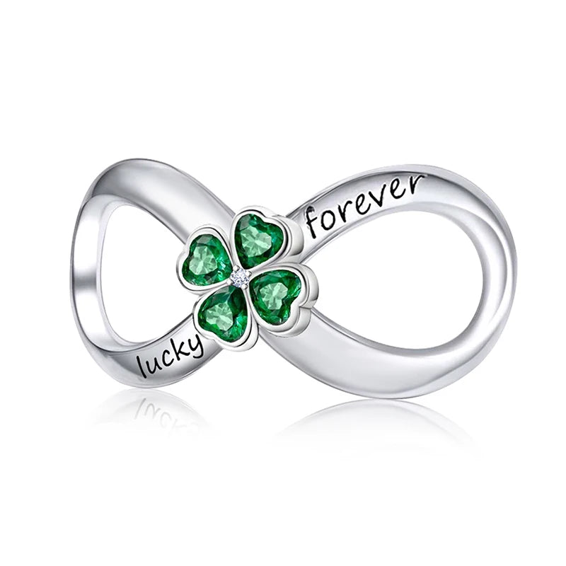 925 Sterling Silver Small Fresh Four Leaf Clover Series Charms Bead Diy Bracelet Necklace Making Gift Of High Quality Jewelry