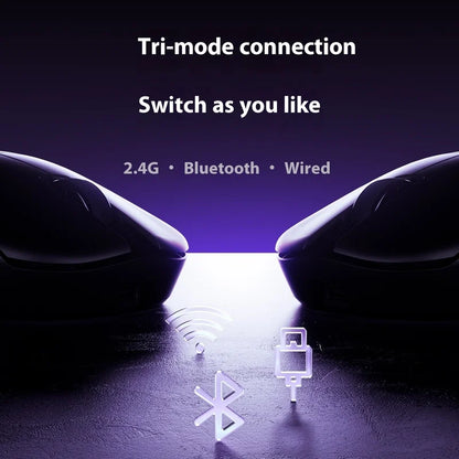 New Atk Lietong U2 Lightweight Wireless Bluetooth Mouse For Gaming Computer Office Ergonomic Design Triple Mode Specialty Mouse