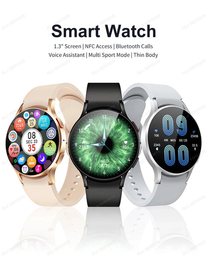 Smartwatch Women Watch 6 Health Monitoring Watch Waterproof Voice Assistant Bluetooth Call Smart Watch 2025 New