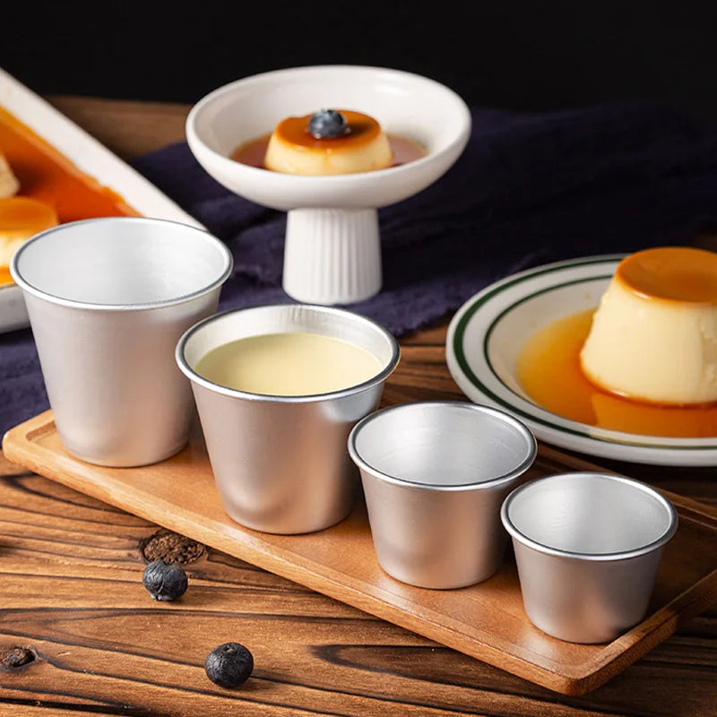 Nonstick Baking Cups Metal Aluminum Baking Form Mould Pastry Pudding Mold Decorating tool baking cups metal baking form mould