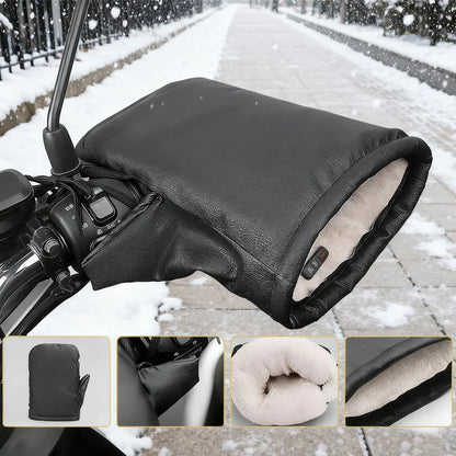 2pcs Handlebar Muffs Motorcycle Windproof Winter Mitts Warmer Gloves Waterproof Handmuffs Bicycle Handle Hand Warm Motor Bike
