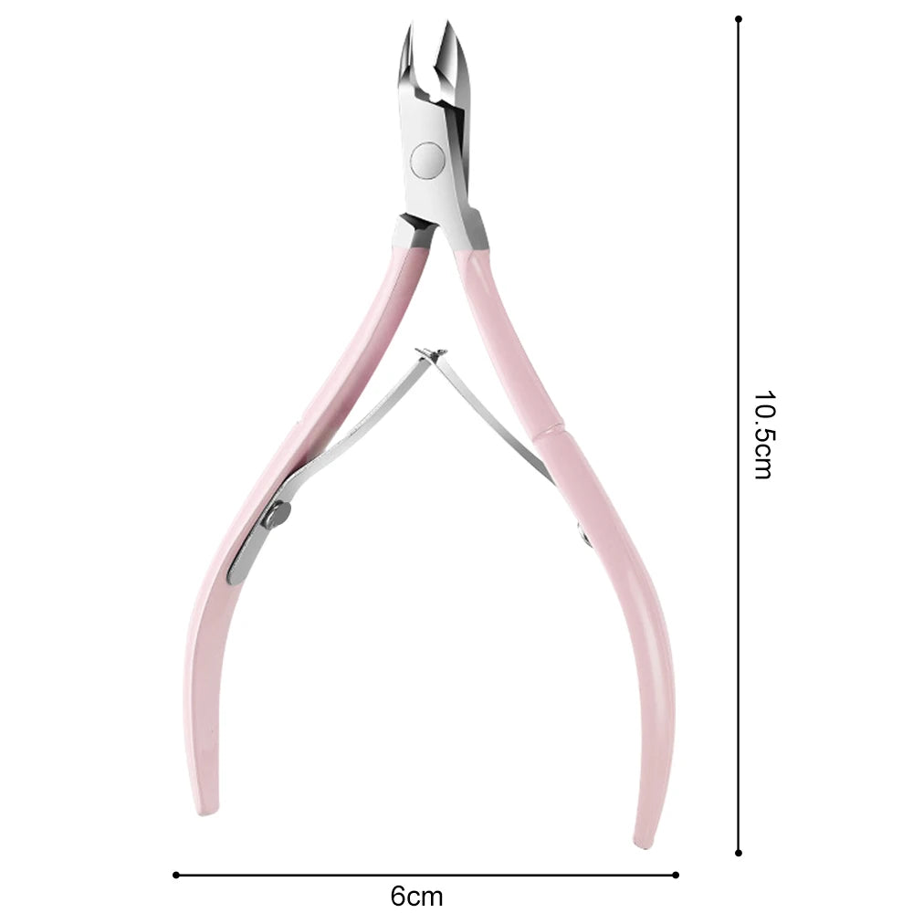 1/2/4Pcs Stainless Steel Cuticle Nail Nipper Clipper Cutter Nail Art Manicure Pedicure Care Trim Plier Cutter Beauty Nail Tools