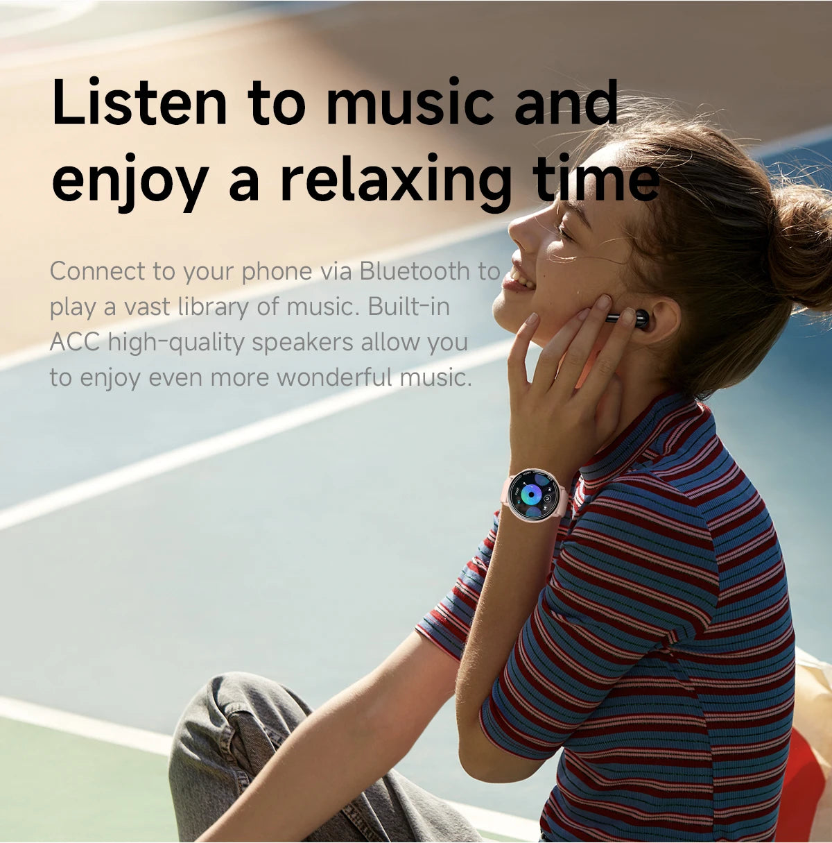 Smart Watch for Men Women Built-in GPS Fitness Watch with BT Calls 100+ Sport Modes IP68 Waterproof Smartwatch for Android iOS