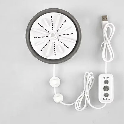 USB Mini Portable Washer for Underwear/Socks - Compact 3 Speed Settings Space-Saving Design for Travel/Dorm