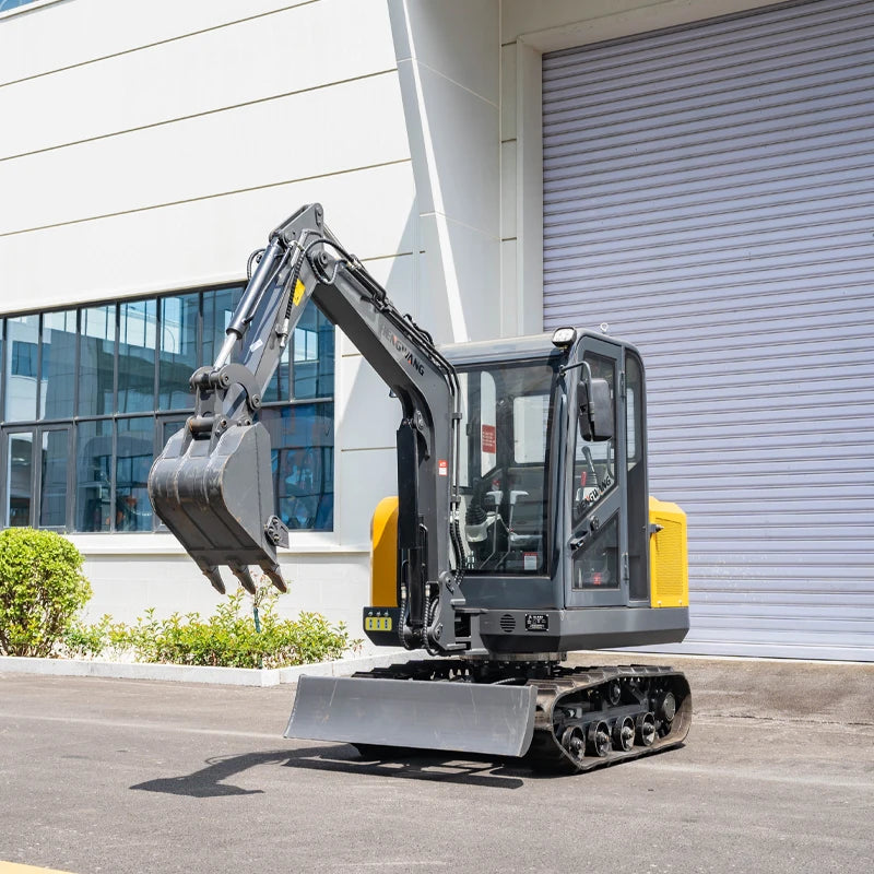 HW-26 China Mini Excavator Digger 2.5t Hydraulic Diesel Mini Excavator 2 ton  Agriculture Construction Excavator For Home Custom
