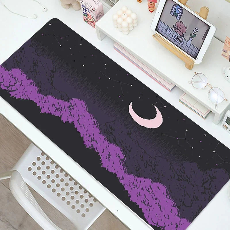 City Street Print Art Gaming MousePad Computer Laptop Gamer Table Mats Anti Slip Soft Mouse Pads for Home Office Accessories