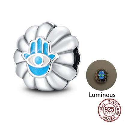 Hot Sale 925 Silver Color Evil Eye Charm Demon Eye Bead For Original  Bracelet&Bangle DIY Making Fashion Jewelry Gift
