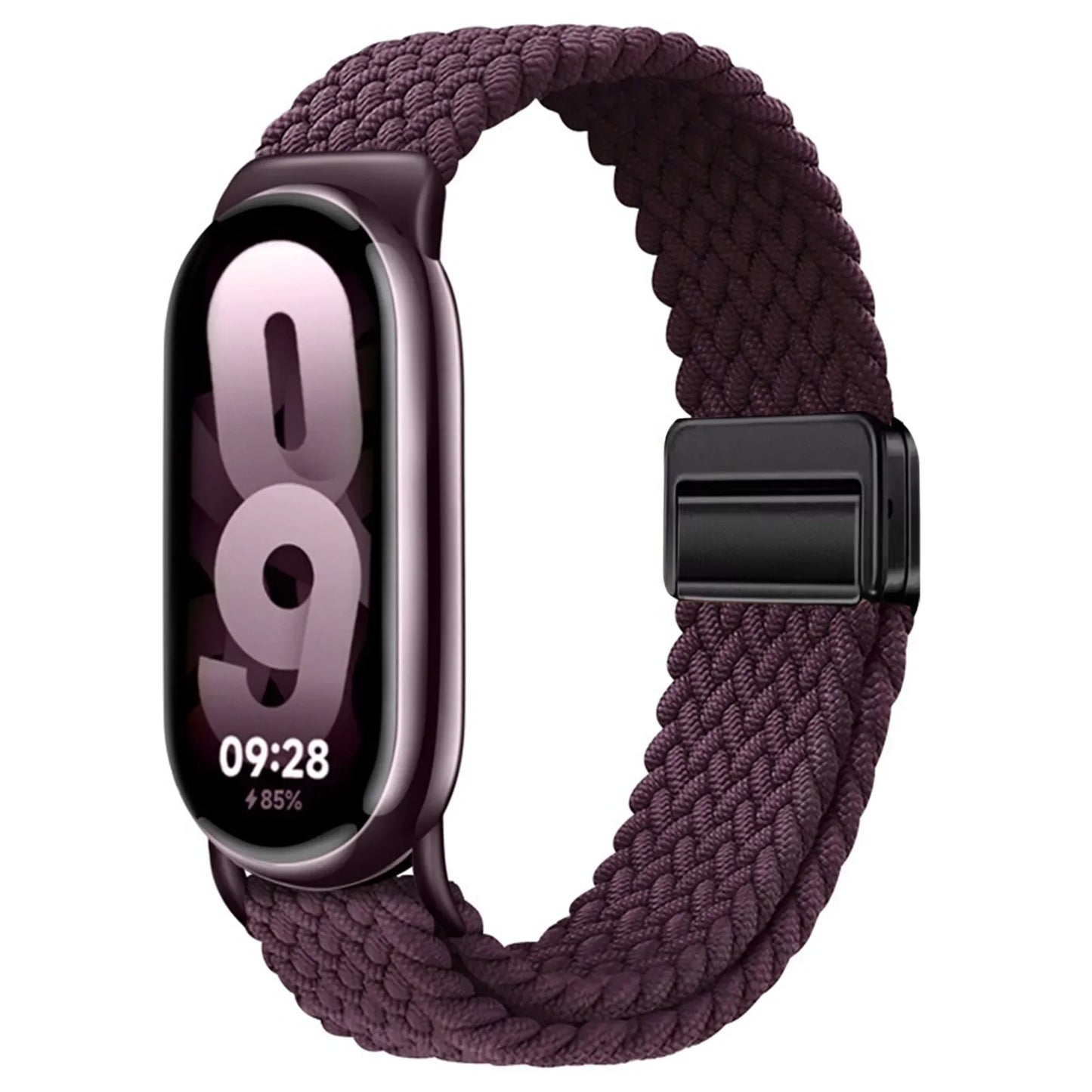 Braided Loop Strap For Xiaomi Band 9 8 Magnetic Buckle Mi band 9 Nylon Bracelet Comfortable Wristband For Mi Band 10 Accessories