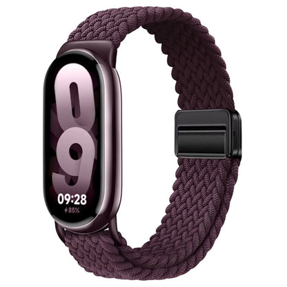 Braided Loop Strap For Xiaomi Band 9 8 Magnetic Buckle Mi band 9 Nylon Bracelet Comfortable Wristband For Mi Band 10 Accessories