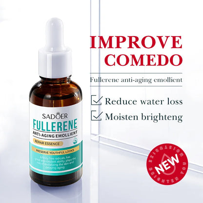 30ml SADOER Fullerene Face Serum Facial Anti Wrinkles Moisturizing Firming Essence Beauty Skin Care
