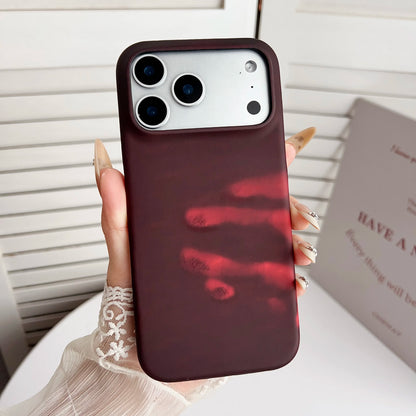 Thermal Sensing Color Changing Phone case for iPhone 17 Air 16 15 14 Plus 13 12 11 Pro Max with Wonderful Sensation Shock Cover
