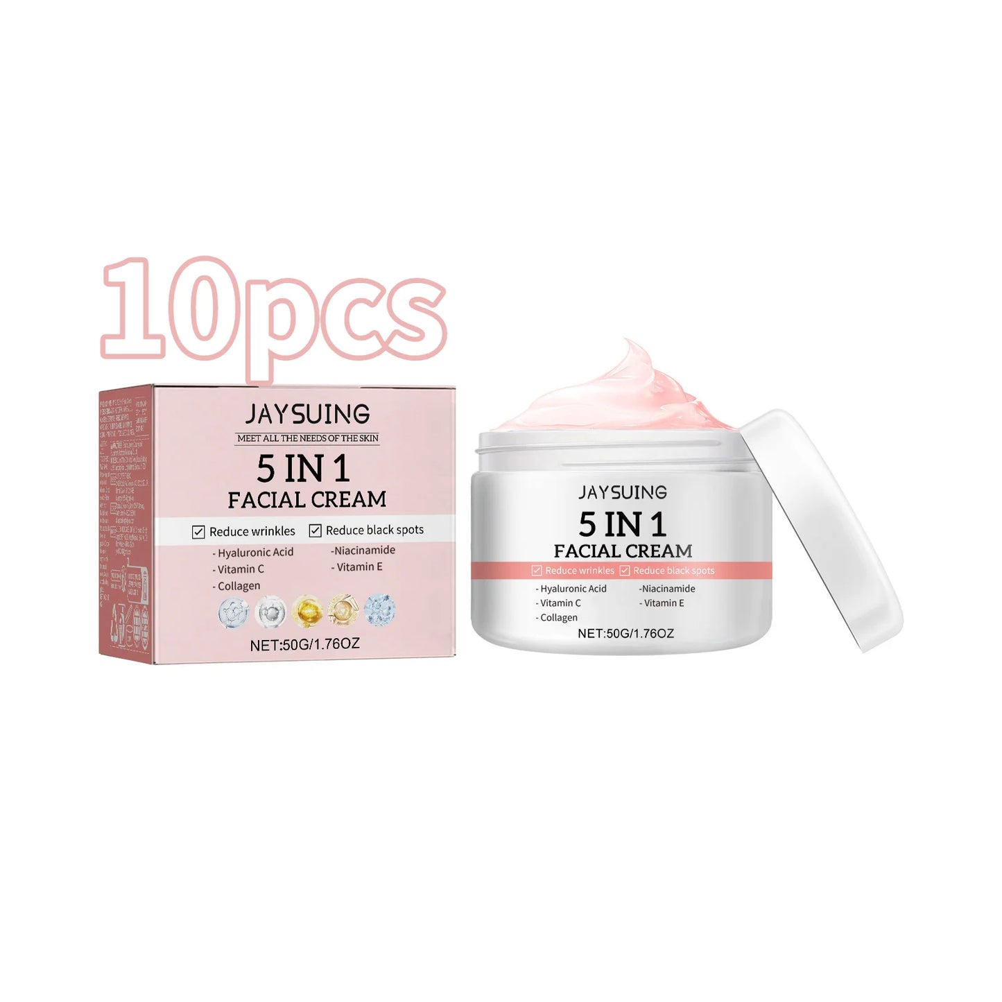 5-in-1 Firming Face Cream Firming Anti Wrinkle Deep Moisturizing Moisturizing Facial Smooth And Soft Skin Anti-Aging Face Cream