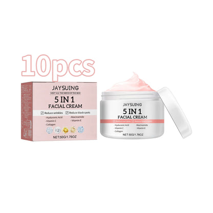 5-in-1 Firming Face Cream Firming Anti Wrinkle Deep Moisturizing Moisturizing Facial Smooth And Soft Skin Anti-Aging Face Cream