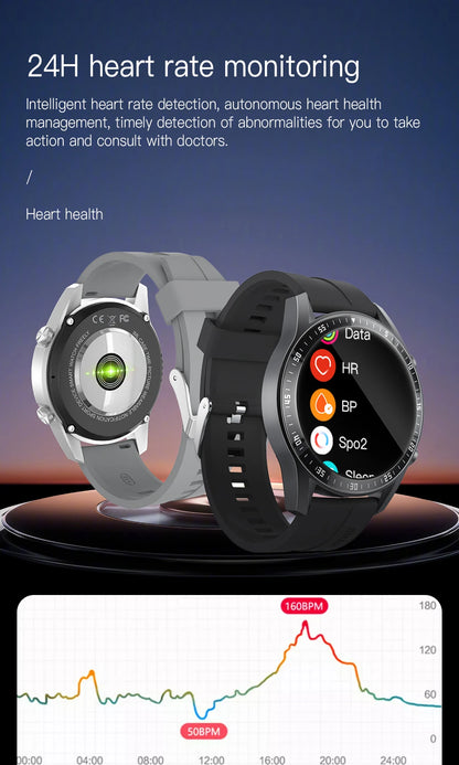 Smart Watch for Men Outdoor Activities Fitness Tracker Sport Watch with Calorie Step Counter Heart Rate Blood Pressure Monitor