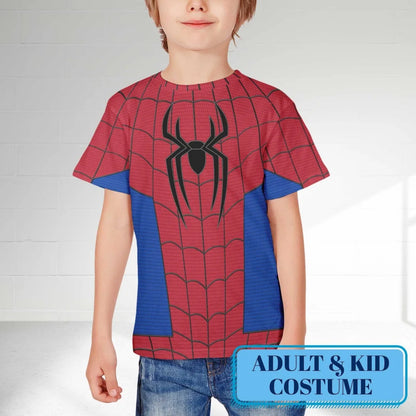 Marvel Spider-man New Suit Halloween Costume Shirt Autumn Sports Pure cotton Men's T-Shirt Children's Clothing Tee Y2k Woman