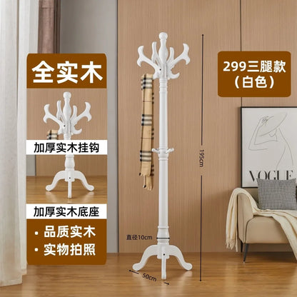 Standing Wooden Coat Racks Hall Tree Luxury Nordic Bag Hanger Modern Coat Racks Bedroom Minimalist Perchero Trendy Furniture