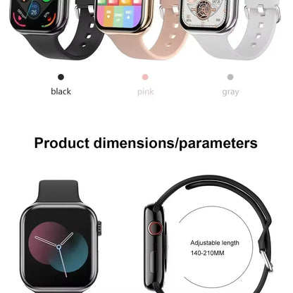 2025 NEW Smart Watch Wireless Charging Smartwatch Bluetooth Calls Men Women Watches Fitness Bracelet Custom Watch Face
