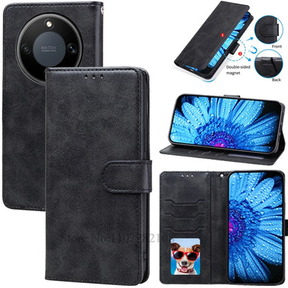 For Honor Magic8 Lite Case Flip Leather Wallet Cover For Honor Magic 8 Lite Case Soft Silicone TPU Book Cover Coque Fundas