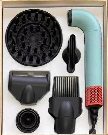 New High Speed Negative Ion Hair Dryer with Bend Tube Nozzle Quick Drying for Household Travel hairdryer home appliance 5 in 1