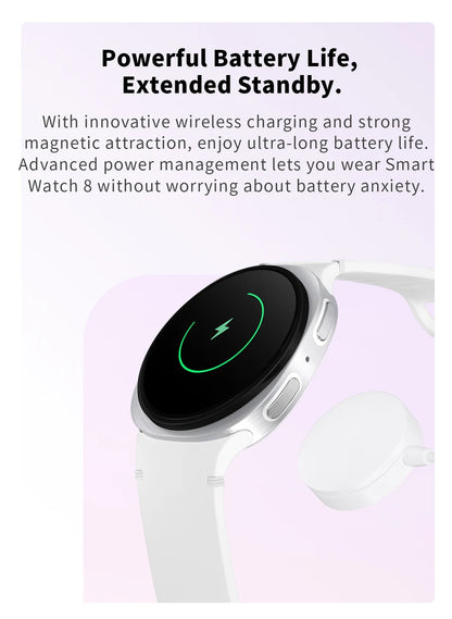 2025 Watch GPS Track Smart Watches For Men Women Sport Heart Rate Bluetooth Call NFC IP68 Waterproof Compass Smartwatch 8 Mini