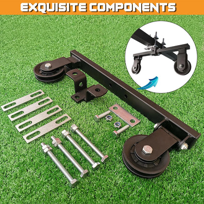 Fitness Pulley  DIY Cable Machine System For Round Metal Tube Home Pull Down Workout Accessories Gym Loading Lifting Back Pullin