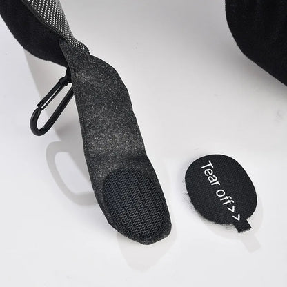 Memory Foam U Shaped Pillow Foldable Storage Neck Support Travel Airplane Car Nap Rest Cushion Soft Comfortable Portable