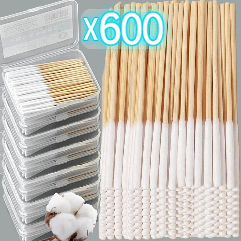 Multi-purpose Beauty Makeup Acne Maintenance Liquid Cotton Swab 4 Thicknesses Soft and Comfortable Cotton Swab Skin Care Tools