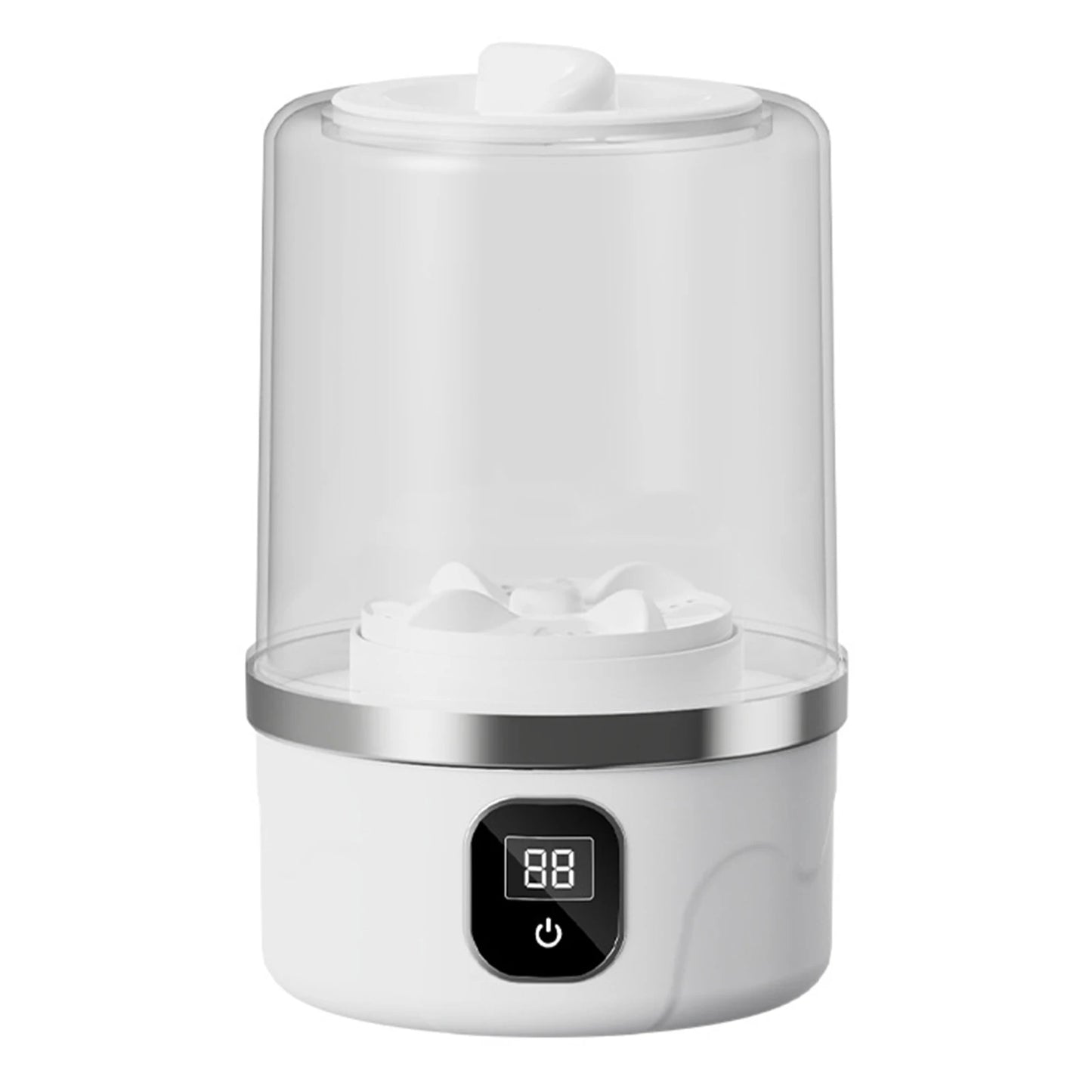 Cordless Small Washing Machine Rechargeable Automatic Laundry Cup 3000mAh Portable Washing Machine for Travel Home and Dormitory