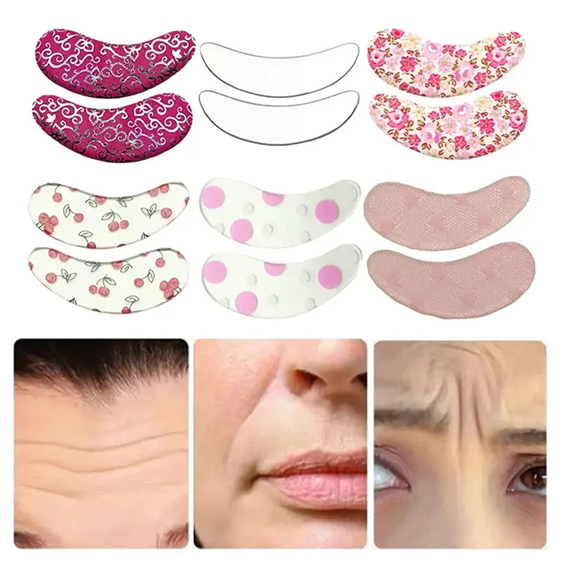1 Pairs Of Silicone Eye Patches Are Suitable For Dark Circles And Puffy, Reusable Female Cooling Gel Eye Mask.