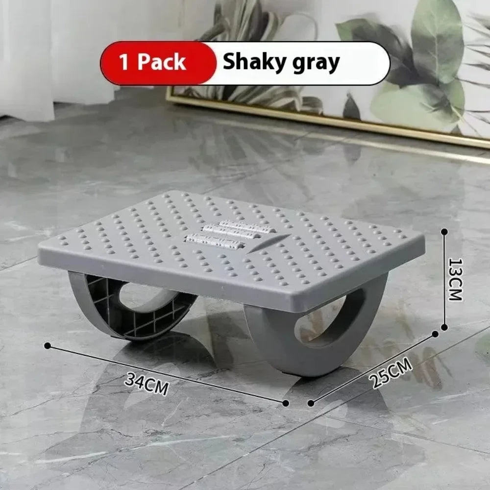 New Portability Foot Rest Under Desk Footrest Ergonomic Foot Stool With Massage Rollers Foot Rest For Home Office Work