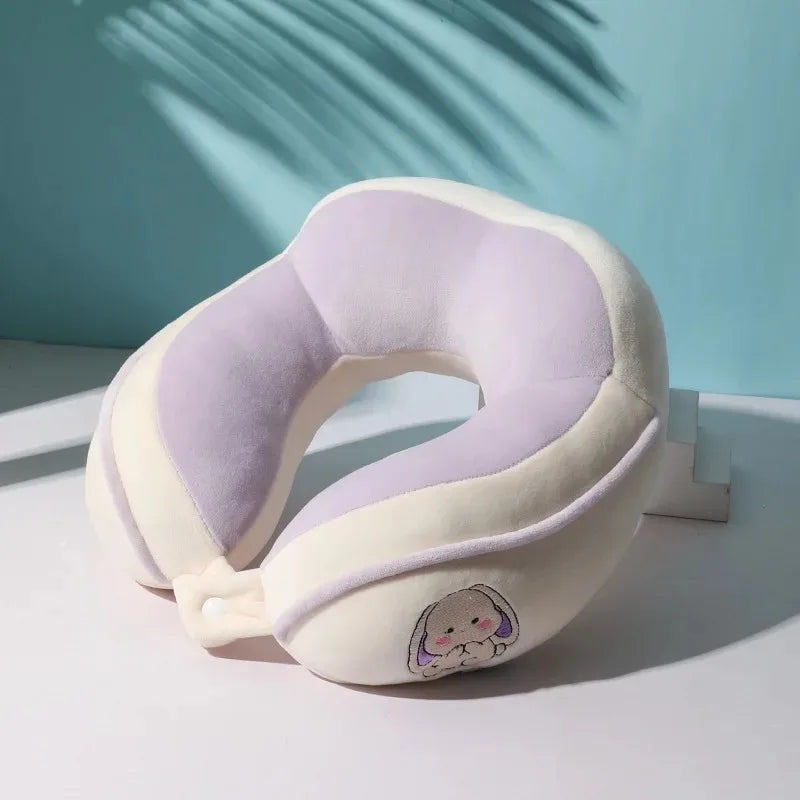 U Shaped Pillow Office Nap Neck Pillow Cartoon Airplane Pillow Travel Portable Neck Pillow Hump Neck Pillow