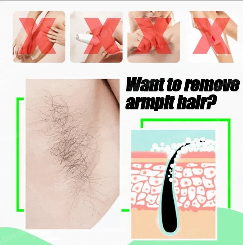 2025 latest hair removal gel powerful hair removal cream intimate part healthy  growth inhibitor body care for men and women