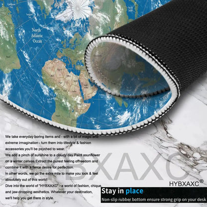 Large World Map Mouse Pad 90x40cm Desk Pad Non-Slip gamer Mouse Mat for Office and Home Decor gaming accessories