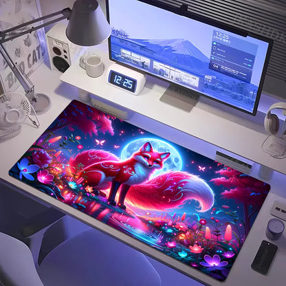 XXL Mouse Pad Gamer New HD Home Large Desk Mats MousePads Mouse Mat kawaii Fox Laptop Office Gamer Anti-slip Mice Pad Table Mat