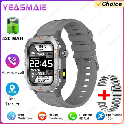 Smart Watch With Flashlight Function, Wireless Calls, Health Monitor，Message Reminders, Suitable For Iphone And Android Phones