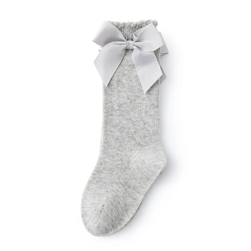 Baby Accessories New Girls' Socks Spring Summer Bow Princess Mother Kids Socks Wholesale Korean Children's Cotton Floor Socks