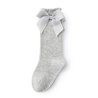 Baby Accessories New Girls' Socks Spring Summer Bow Princess Mother Kids Socks Wholesale Korean Children's Cotton Floor Socks